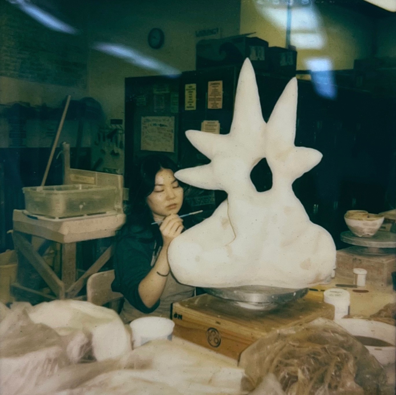 Phoebe Leung in her studio